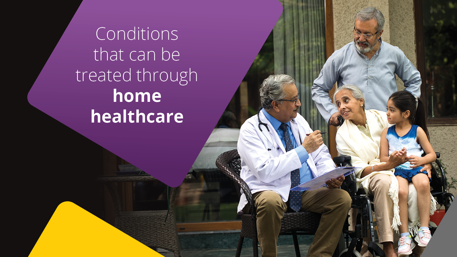 Conditions that can be treated through home healthcare