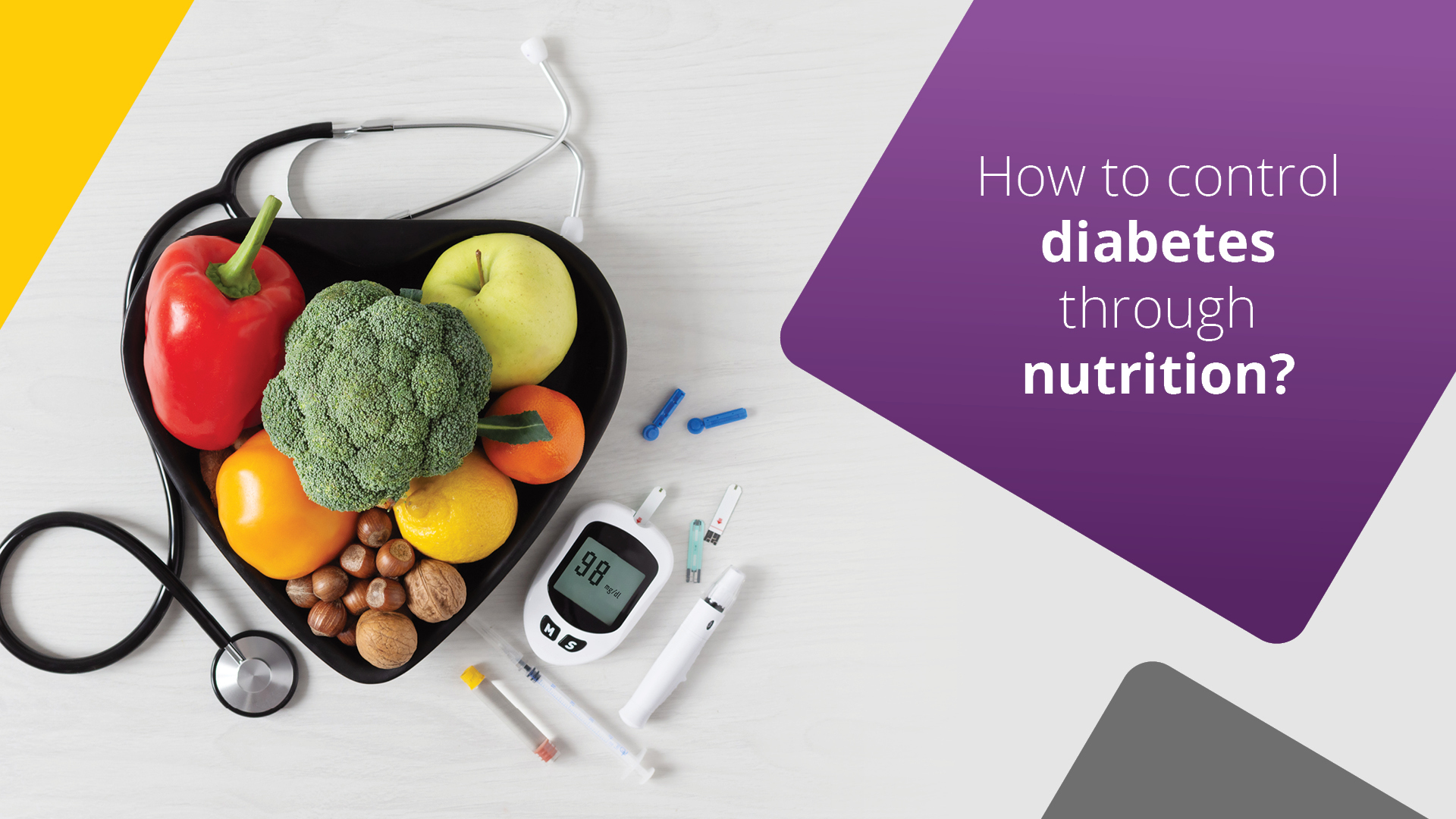 Controlling diabetes through nutrition