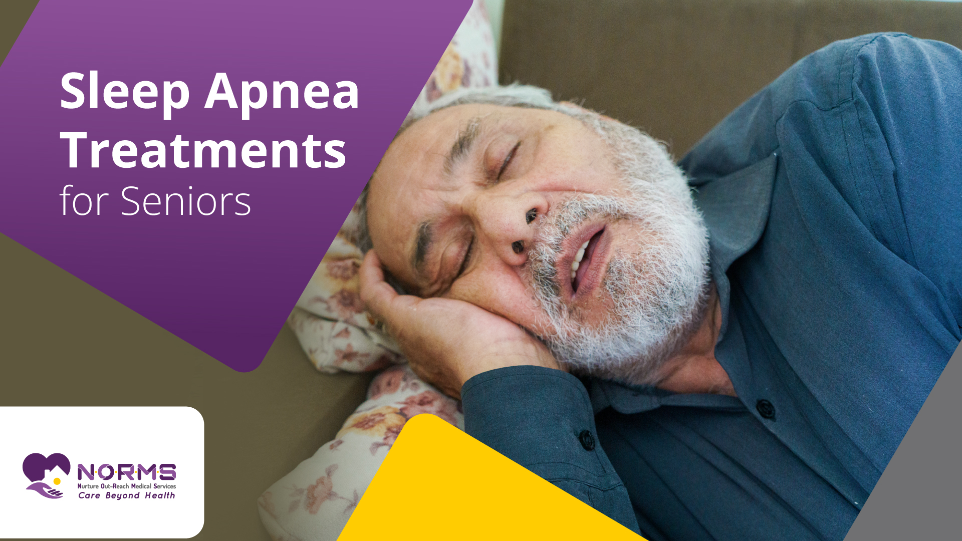 Sleep Apnoea Solutions for Seniors: Improving Their Quality of Life